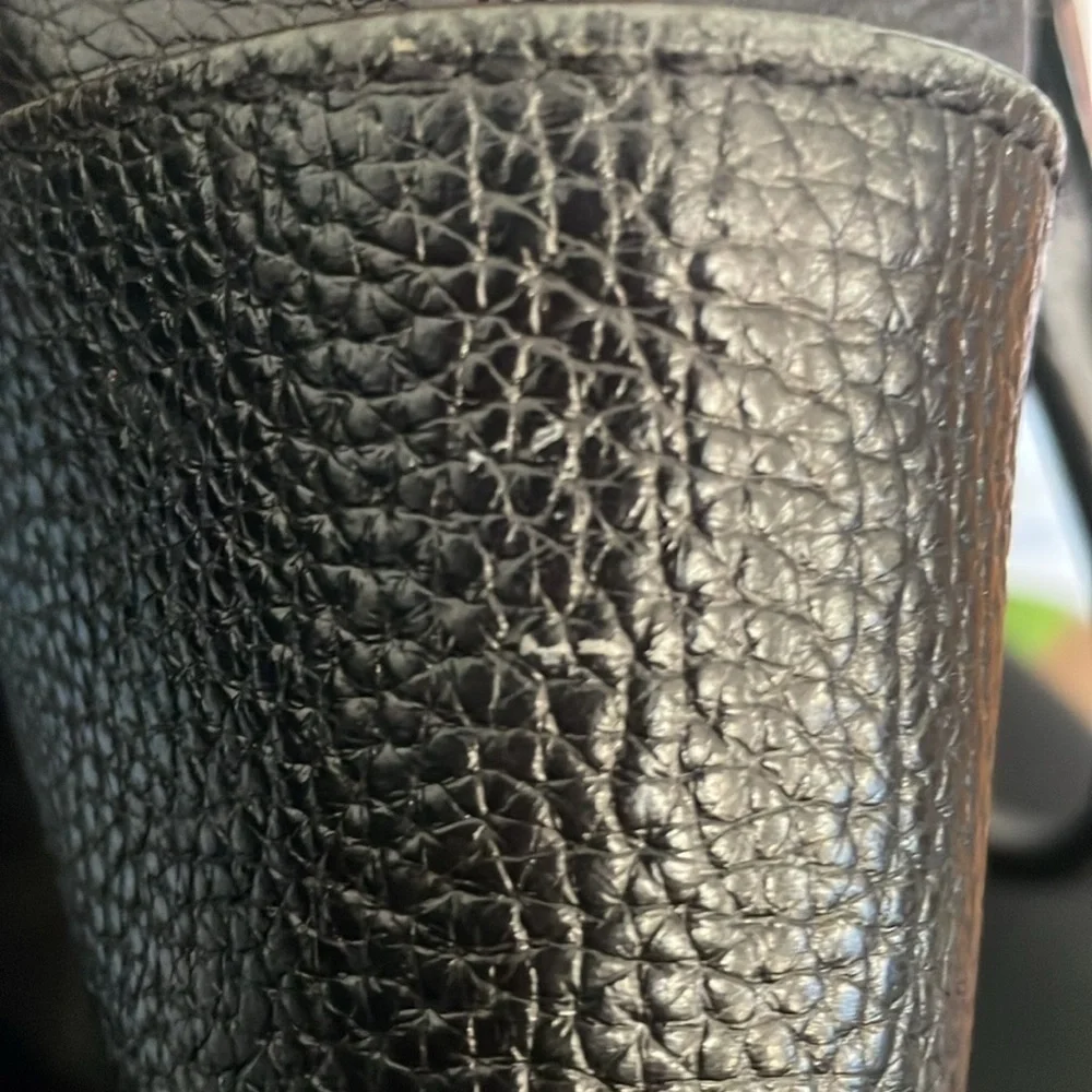 Kate Spade New York Black Pebbled Leather Tote Purse